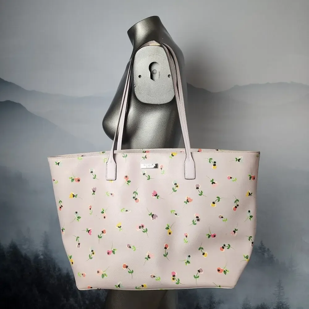 Kate Spade Shore Street Wild Flower Ditsy Margaretta Tote Bag / Purse